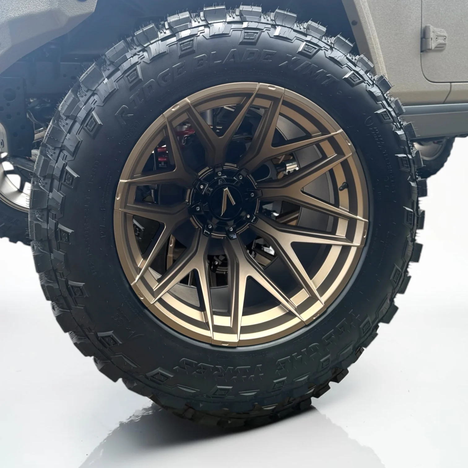 Apocalypse GEN 3 BRONZE Rim for Jeep Wrangler and Jeep Gladiator (22x14) Ultimate Offset - Image 4