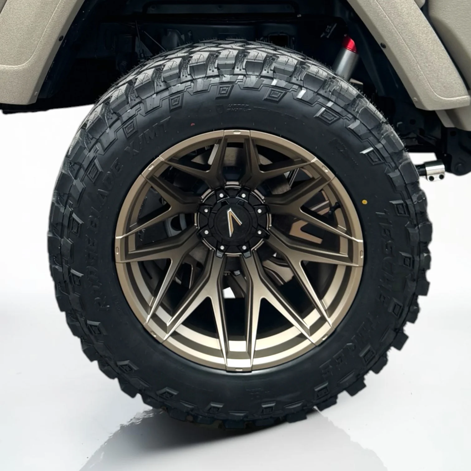 Apocalypse GEN 3 BRONZE Rim for Jeep Wrangler and Jeep Gladiator (22x14) Ultimate Offset - Image 5