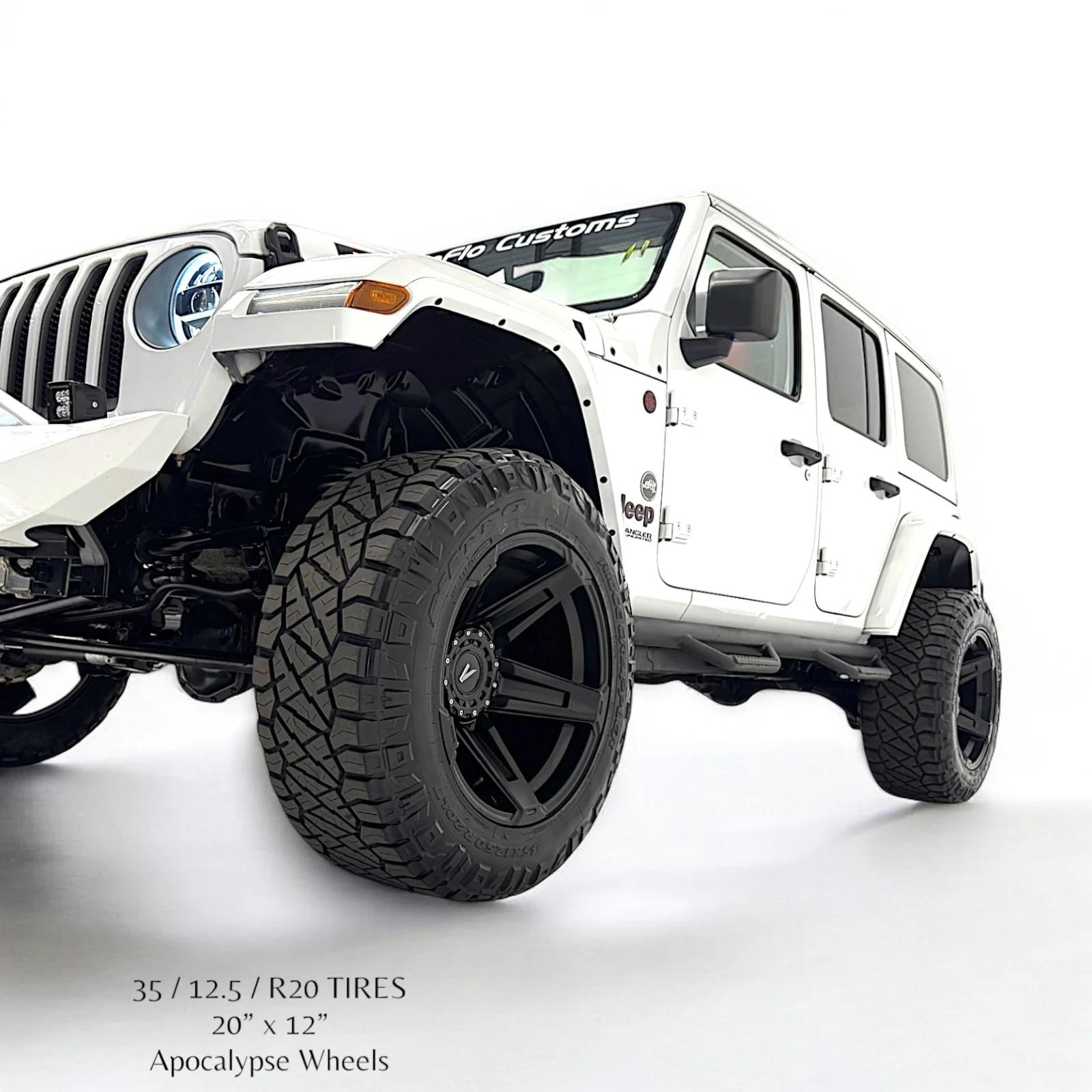 Apocalypse 5 Spoke Wheel for Jeep Gladiator / Wrangler 5 Lug (Black) - Image 10