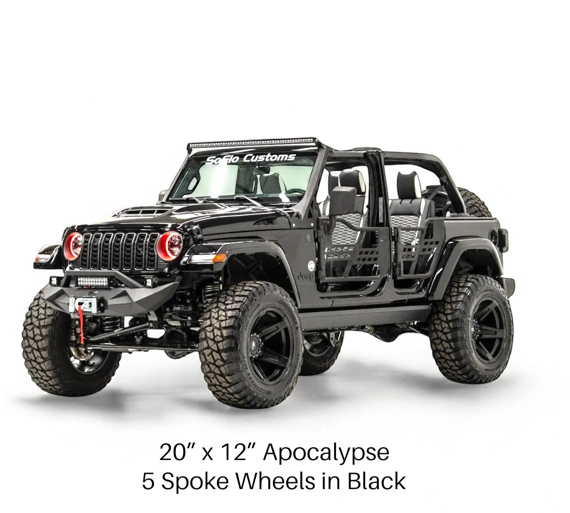Apocalypse 5 Spoke Wheel for Jeep Wrangler and Gladiator 5 Lug (Bronze) - Image 16