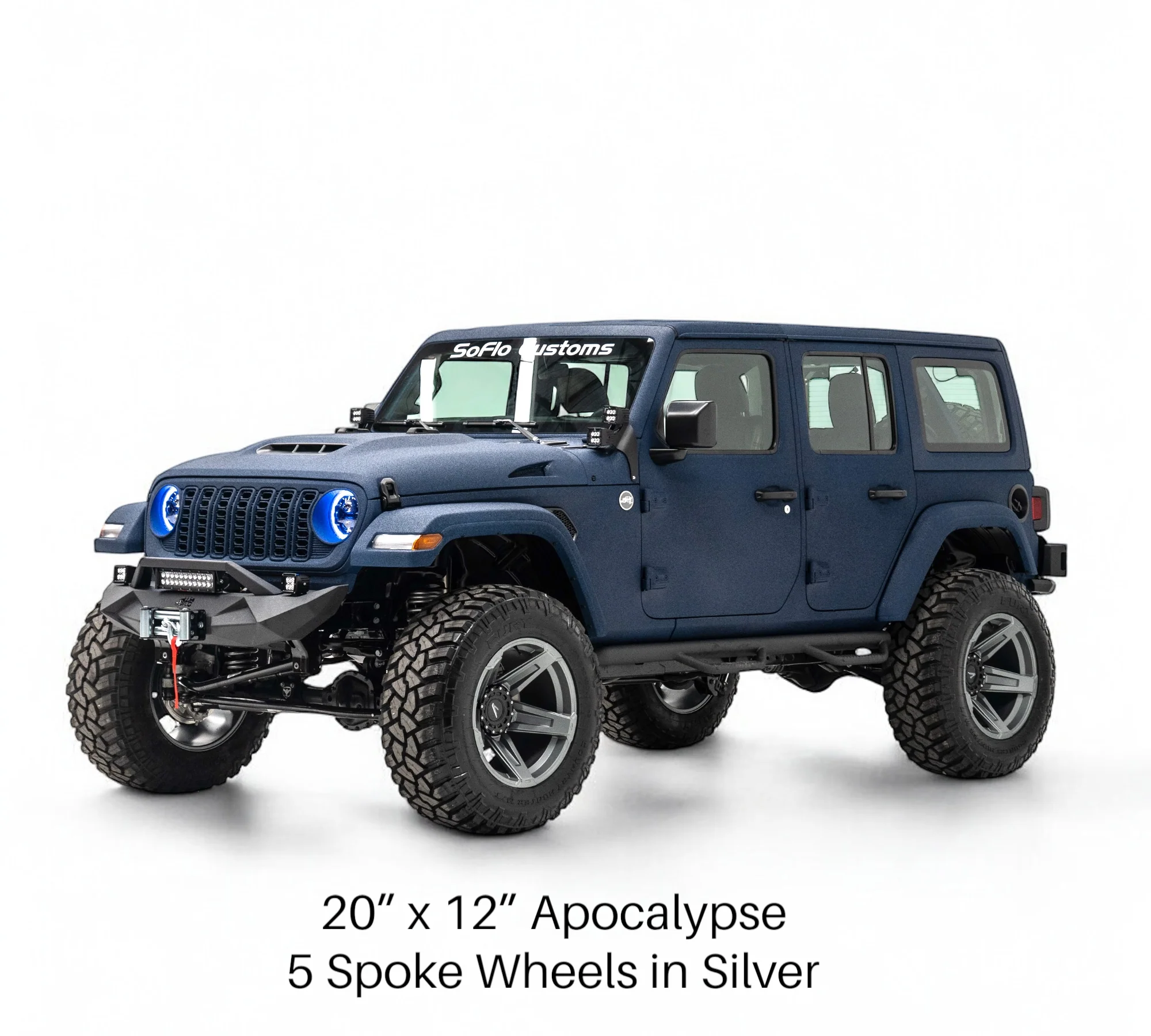 Apocalypse 5 Spoke Wheel for Jeep Wrangler and Gladiator 5 Lug (Bronze) - Image 18