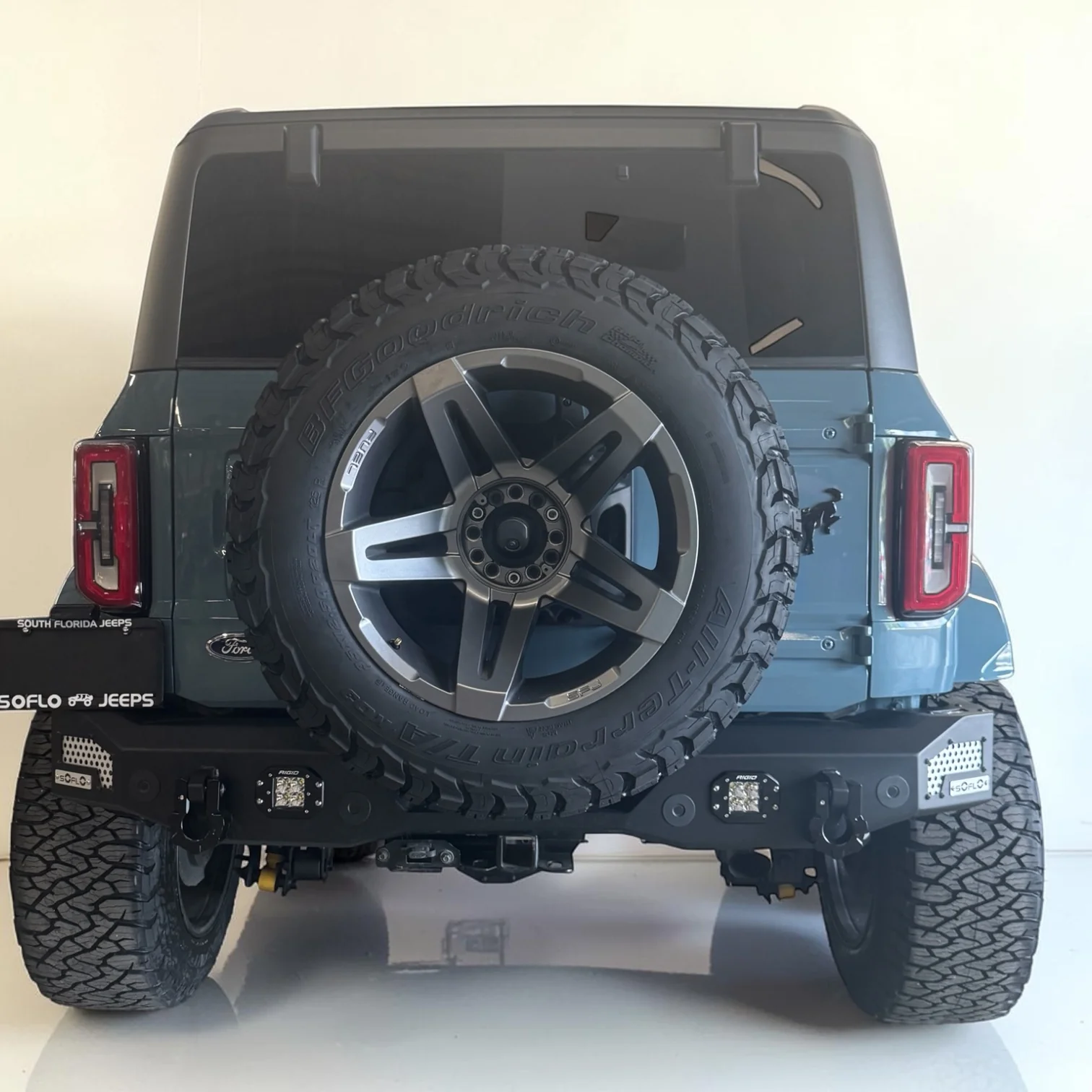 Ford Bronco 2021-2026 Rear SoFlo Baja Steel Bumper Black - Image 4