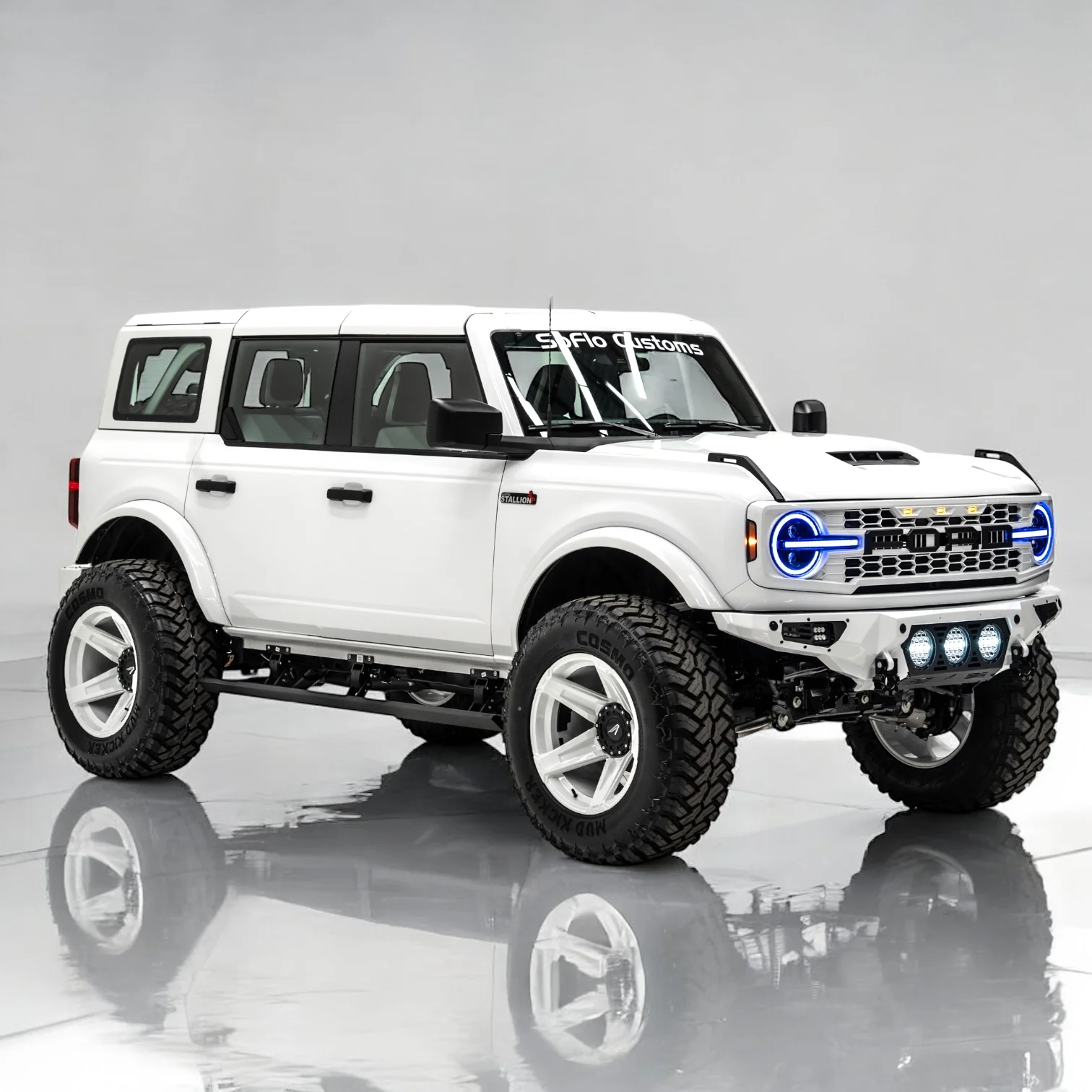Ford Bronco Apocalypse 5 Spoke Wheel 6 Lug (White) 2021-2026 - Image 4