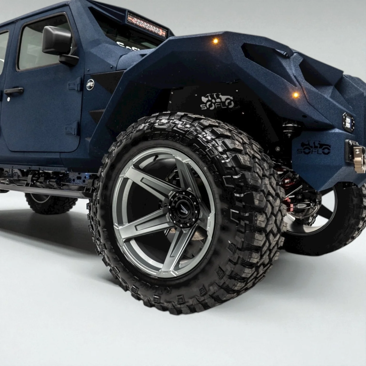 Apocalypse 5 Spoke Wheel for Jeep Gladiator / Wrangler 5 Lug (Silver) - Image 10
