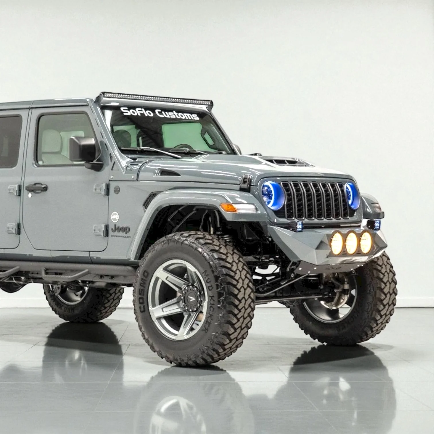 Apocalypse 5 Spoke Wheel for Jeep Gladiator / Wrangler 5 Lug (Silver) - Image 19