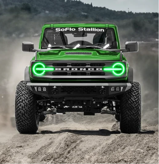 Ford Bronco RGB Halo Headlights 2021-2026 - Image 5